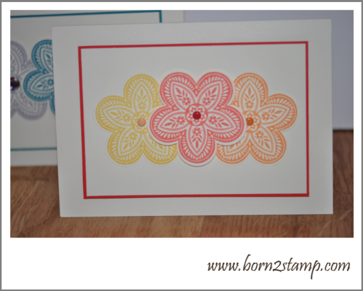 Stampin‘ UP! Triple Treat Flower