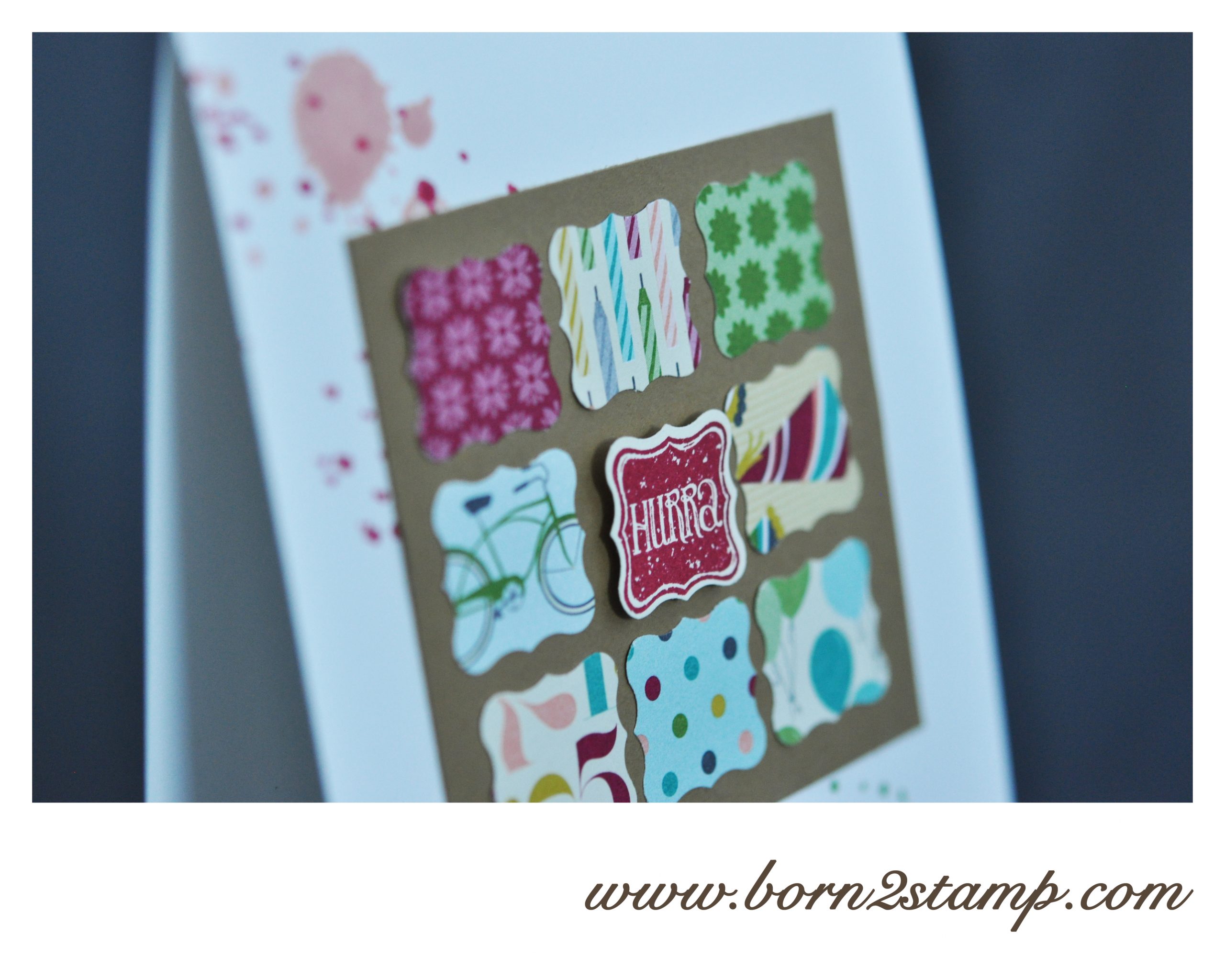 Stampin‘ UP! Geburtstagskarte mit Gorgeous Grunge Klein aber fein Reliefakzente